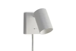 Spoton firkantet vegglampe GU10 med bryter