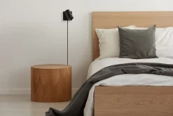 Spoton firkantet vegglampe GU10 med bryter