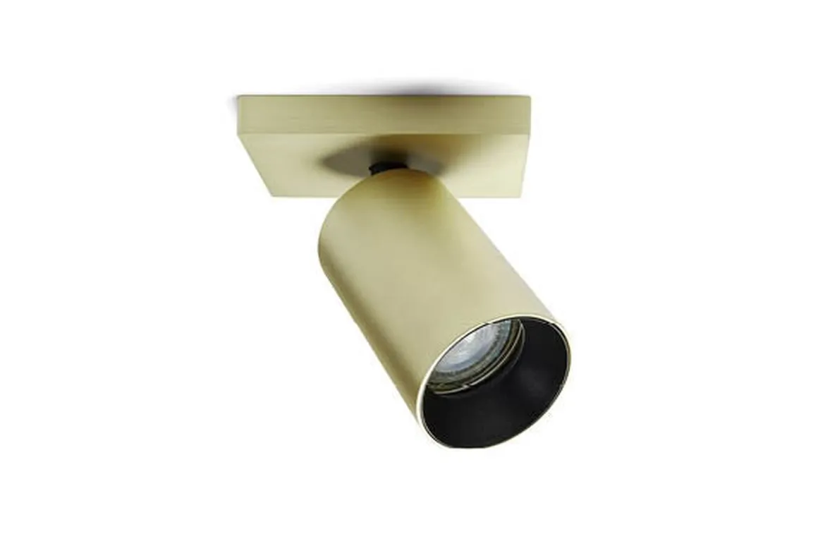 Spoton takspot 1 lys GU10 - Messingfarget