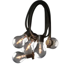 Startsett Lysslynge 10 lys med tykk ledning - Amber