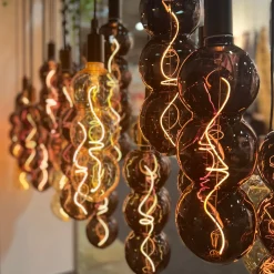 3-Steg Triple Nero 4W 1800K - E27 - Røykfarget