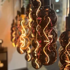 3-Steg Triple Nero 4W 1800K - E27 - Røykfarget