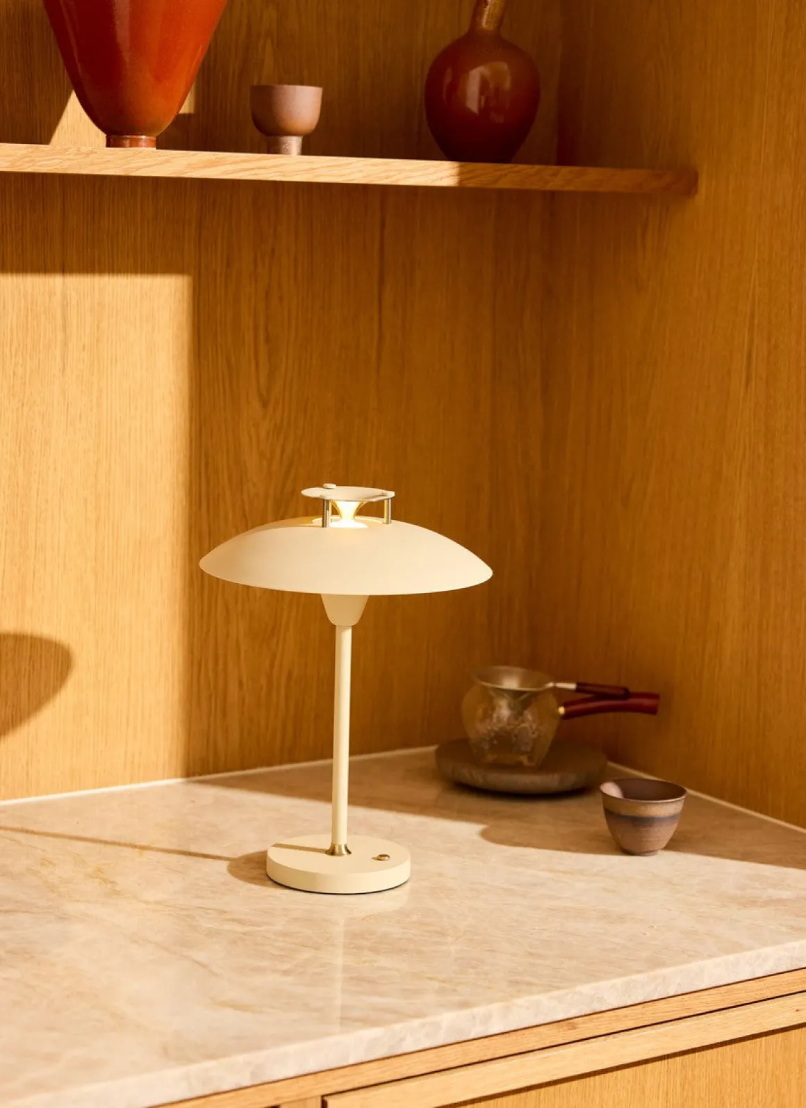 Stepp 1-2-3 bordlampe oppladbar IP54