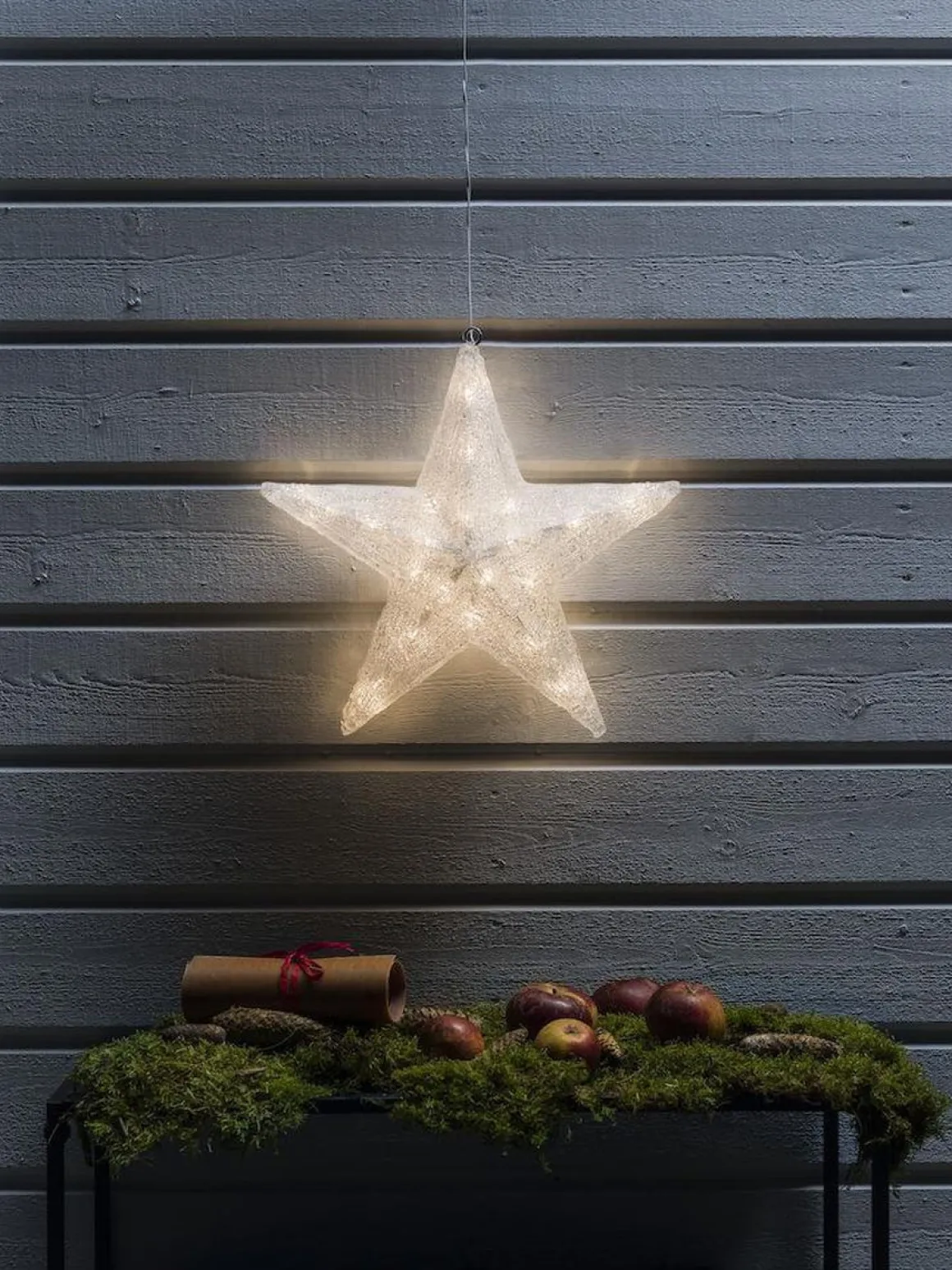 Stjerne, akryl 40 cm