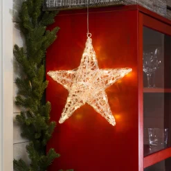 Stjerne akrylplast 34cm