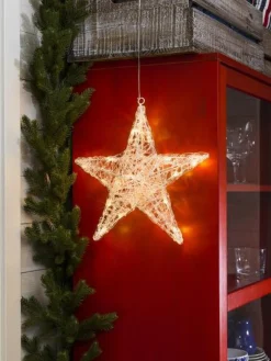 Stjerne akrylplast 34cm