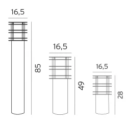 Stockholm pullert 1269 galvanisert stål