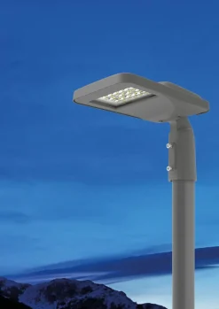 Stolpearmatur 25W 4000 Kelvin - Antrasitt grå