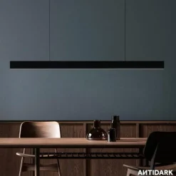 Supreme 150 Long takpendel ned lys 45W 2700K Dimbar - Svart