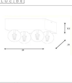 Surtus taklampe - Svart