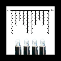 System led istapp 2 meter ekstraenhet kald - Svart