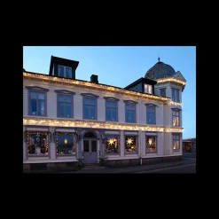 System led istappslynge 3 meter 50 lys varmhvit - Svart