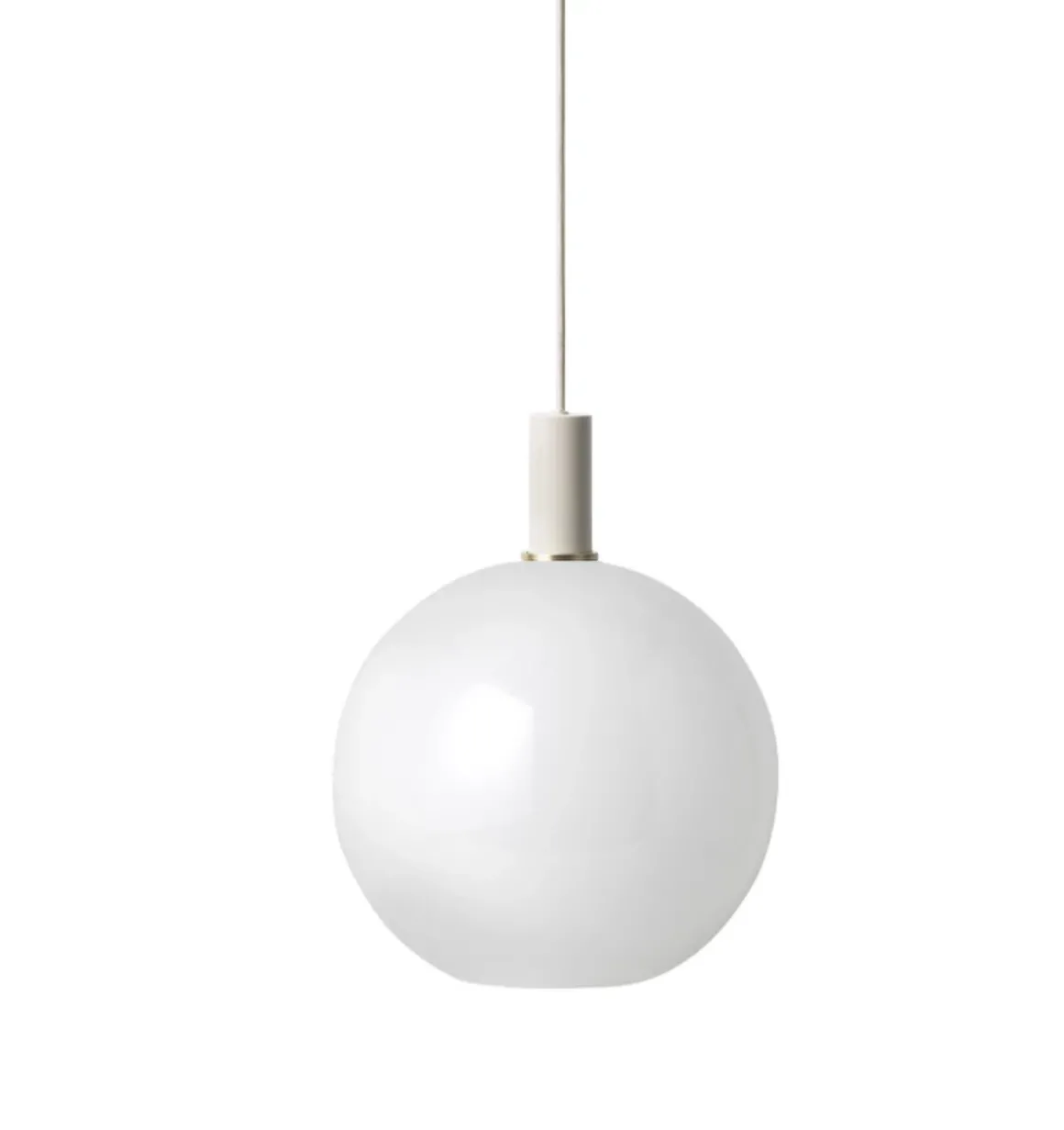 Taklampe Collect Sphere-Low Socket Lys grå