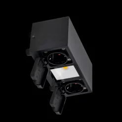 Talos vegglampe utendørs IP54 8W m/dobbel stikkontakt