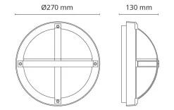 Tanto vegglampe 11,5W 3000K dimbar
