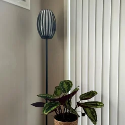 Tentacle gulvlampe Medium - Svart/Røykfarget