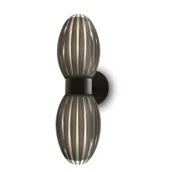 Tentacle vegglampe duo - Svart/Røykfarget