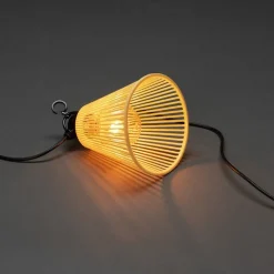 Tilleggsslynge 10 lys med gule skjermer - Amber