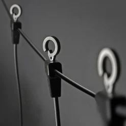 Tilleggsslynge 10 lys nedhengt utskiftbar - Amber