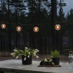 Tilleggsslynge 10 lys, utskiftbar - Amber