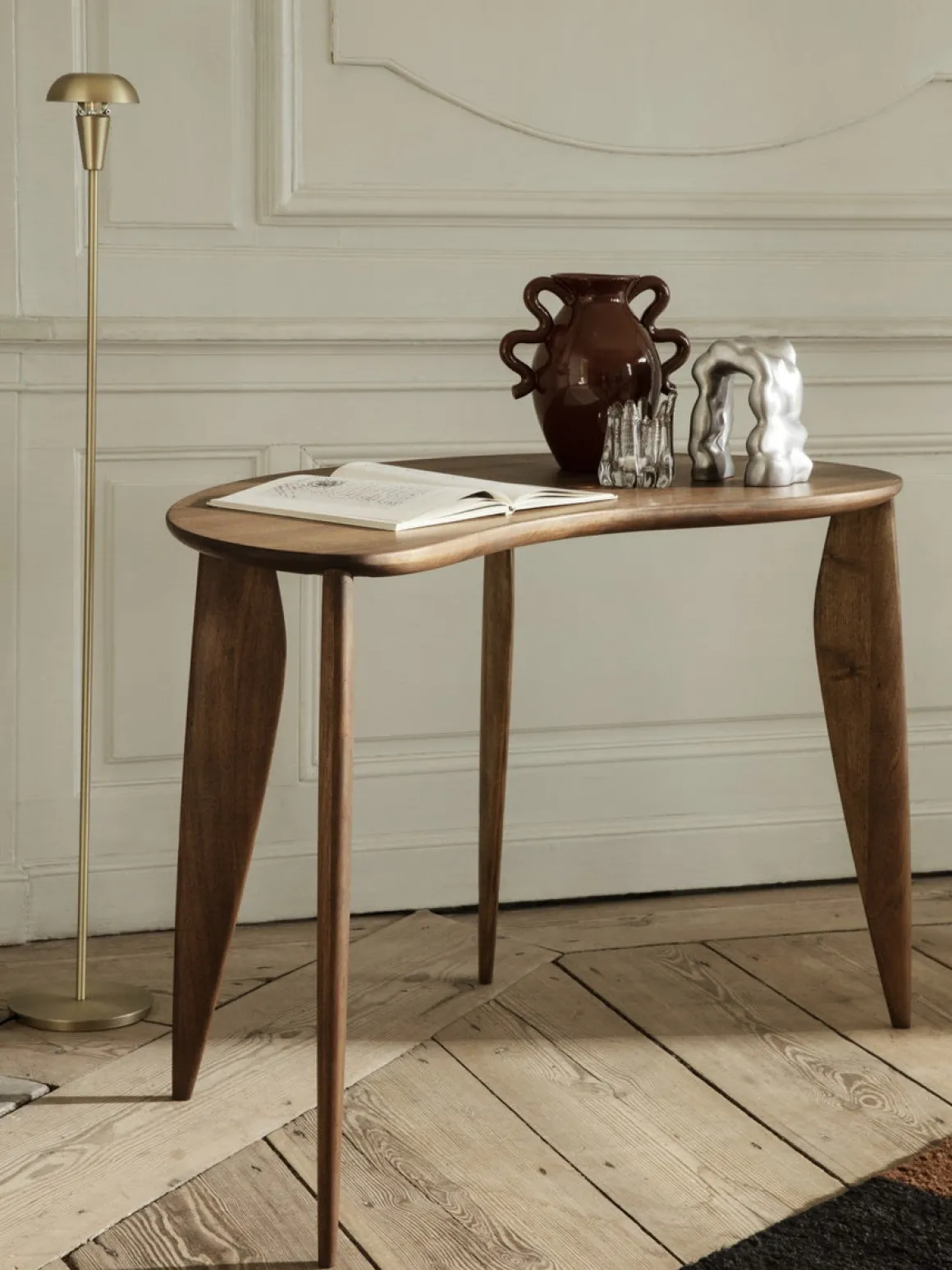 Tiny gulvlampe - messing