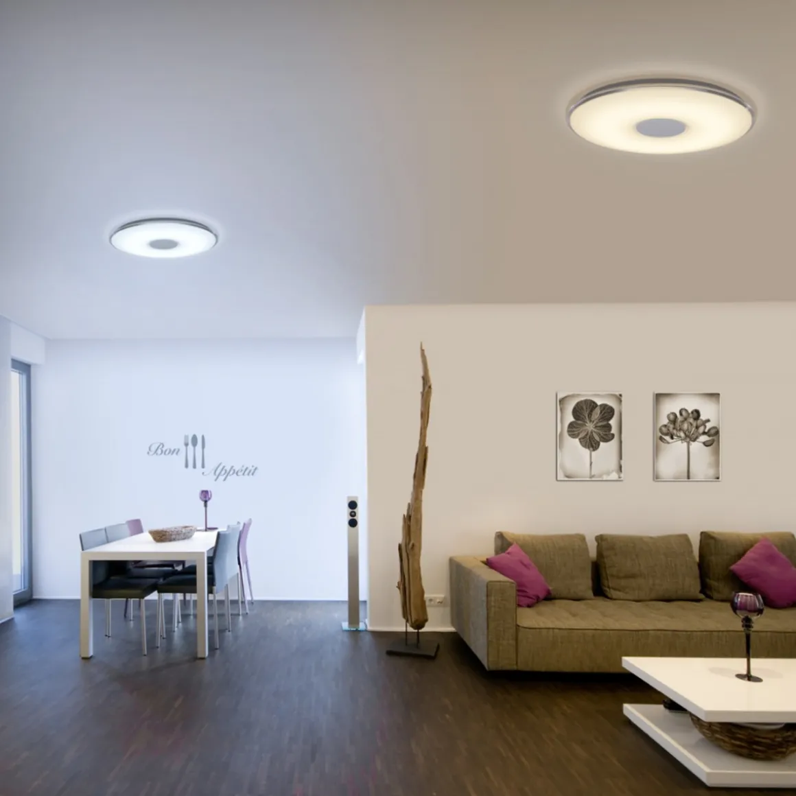 Tokyo taklampe - Hvit