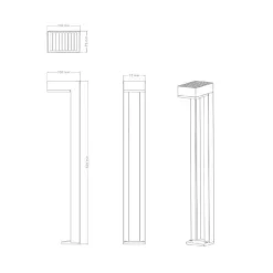 Tomcat Solcelle pullert 2 pakning - Svart
