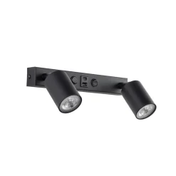 Top vegglampe med USB