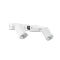 Top vegglampe med USB