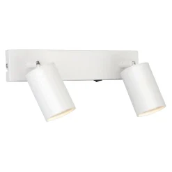 Toronto dobbel vegglampe - Hvit