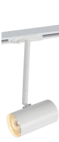 Trackline Jazz lang enkel spot for skinne - Hvit