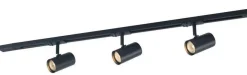 Trackline Jazz spotskinne 1 meter 3 spot - Svart