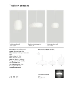 Tradition takpendel - Large Oval