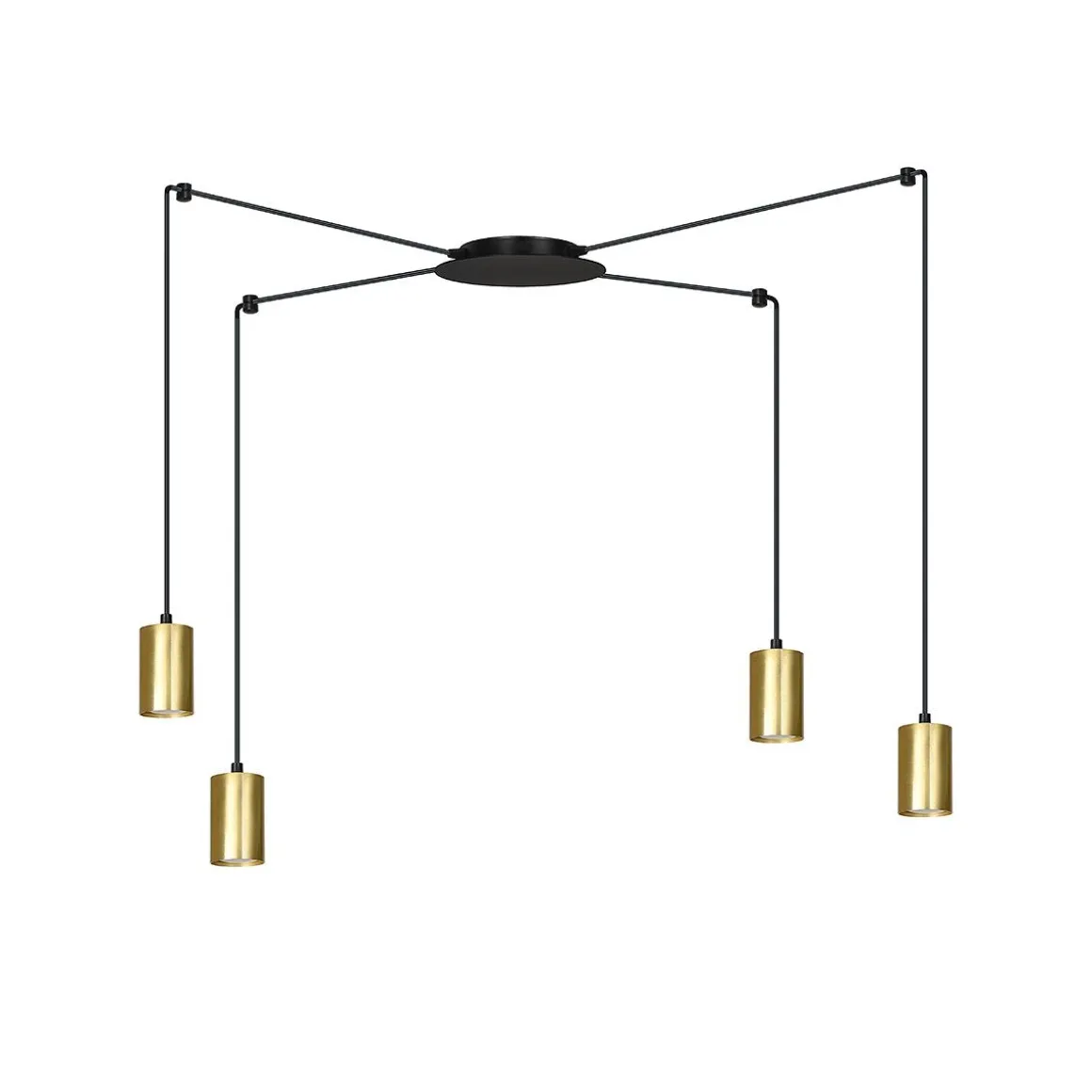 Traker 4 takpendel - Svart/Gullfarget