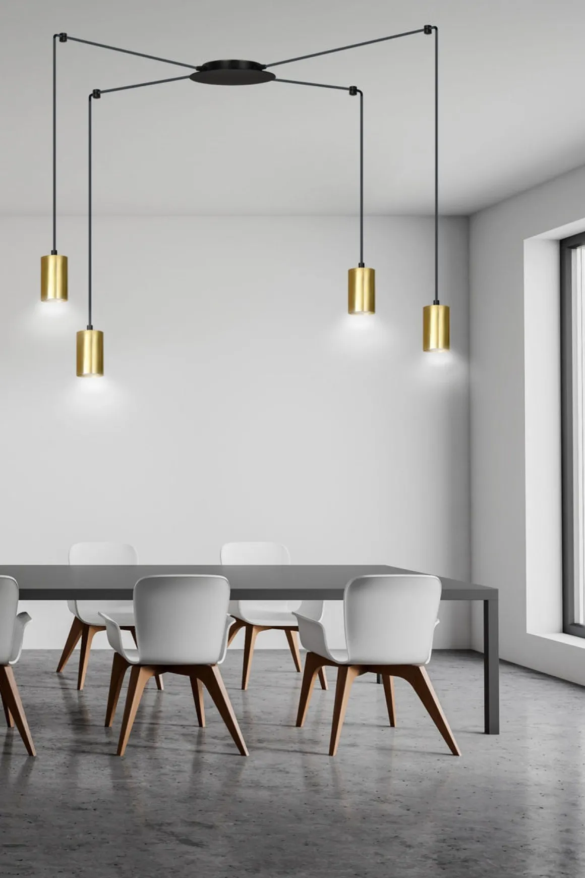 Traker 4 takpendel - Svart/Gullfarget