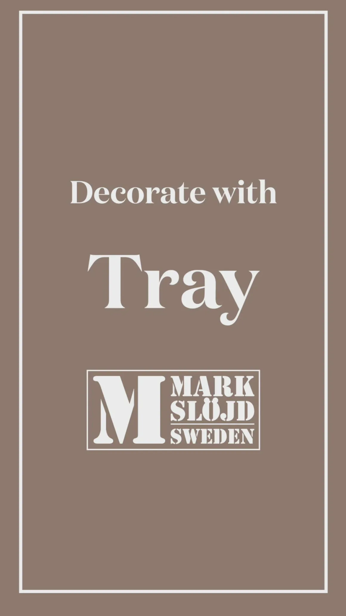 Tray pendel Svart - Svart