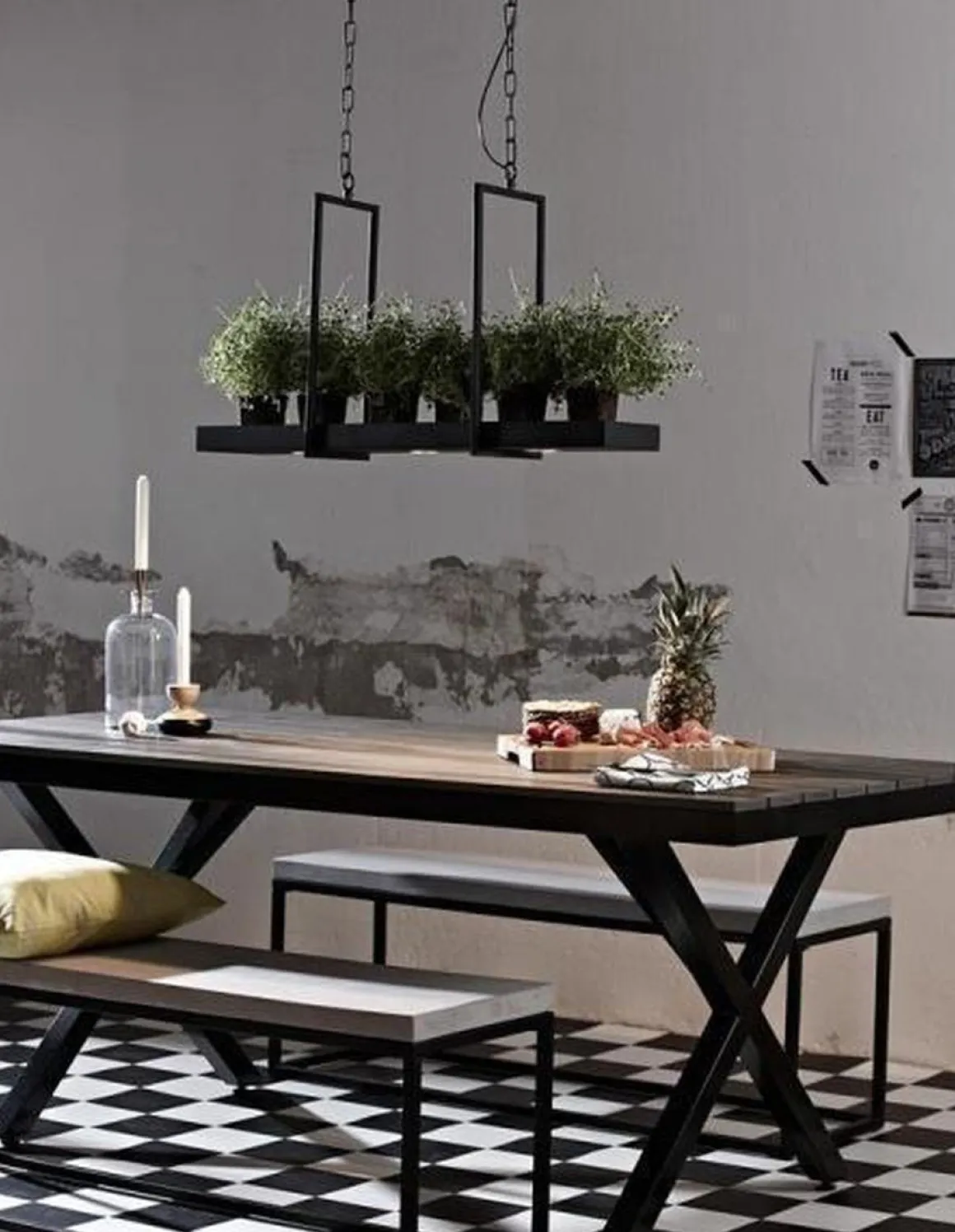 Tray pendel Svart - Svart