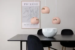 Tubbie takpendel 3 lys - Dusty Pink