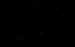 Tube Micro S takspot 7W 2700K dimbar