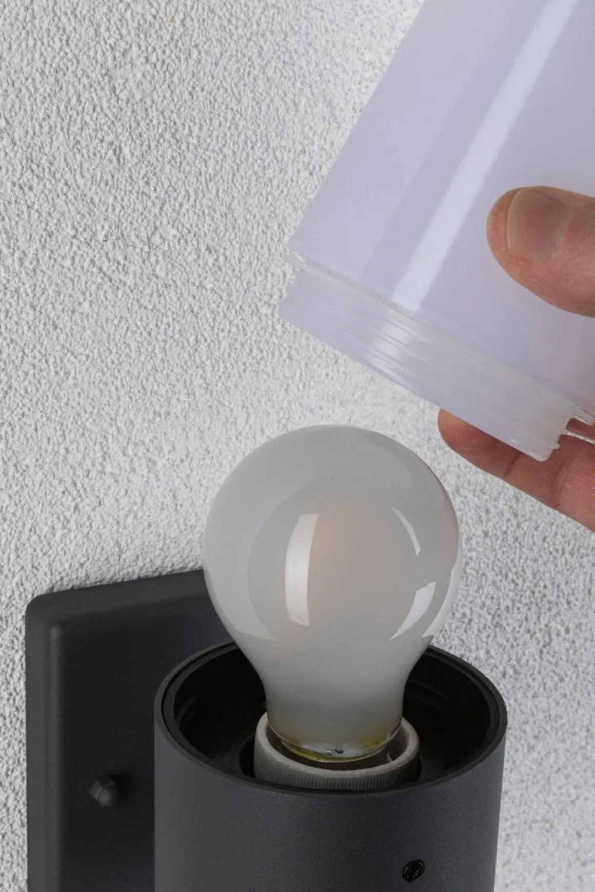 Tube vegglampe utendørs IP44 - Sensor