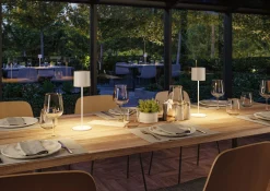 Tuni portabel bordlampe oppladbar 2,8W 2700 Kelvin IP44