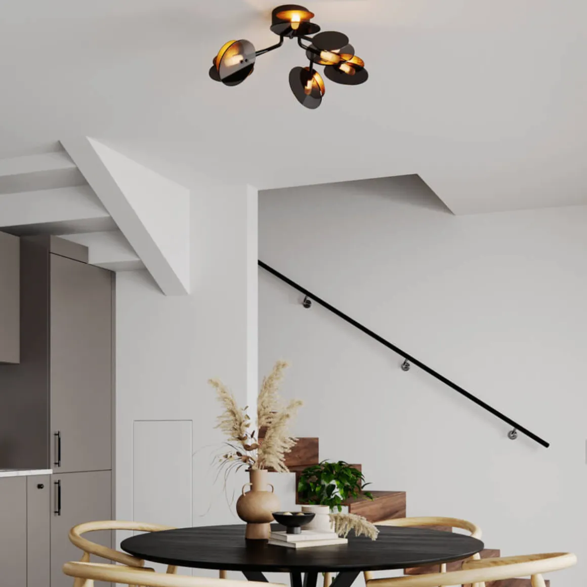 Turno taklampe - Svart