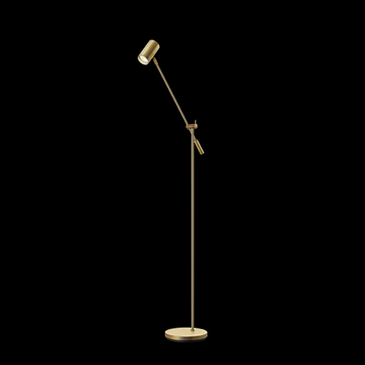 Tyson gulvlampe m/vipp