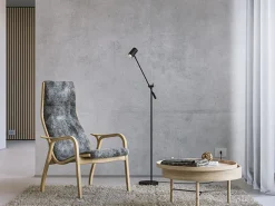 Tyson gulvlampe m/vipp