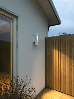 Udine vegglampe utendørs 12W 3000K IP44 - Hvit