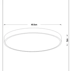 Unar taklampe Ø50cm 3 step dim