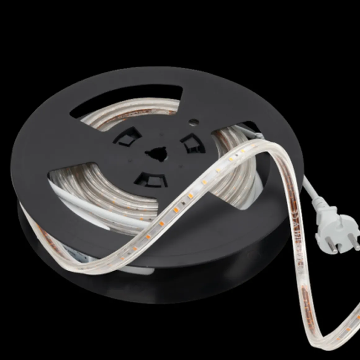 230V LED-Strip 9,2W 3000K IP65 Dimbar m/stikkontakt - 50 meter
