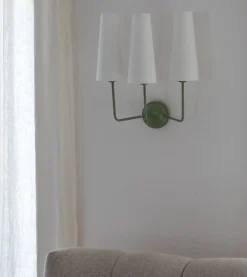 Valentina vegglampe med lampeskjermer - Svart/Hvit