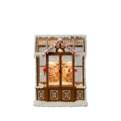 Vannfylt lykt pepperkakehus