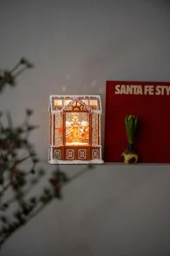 Vannfylt lykt pepperkakehus